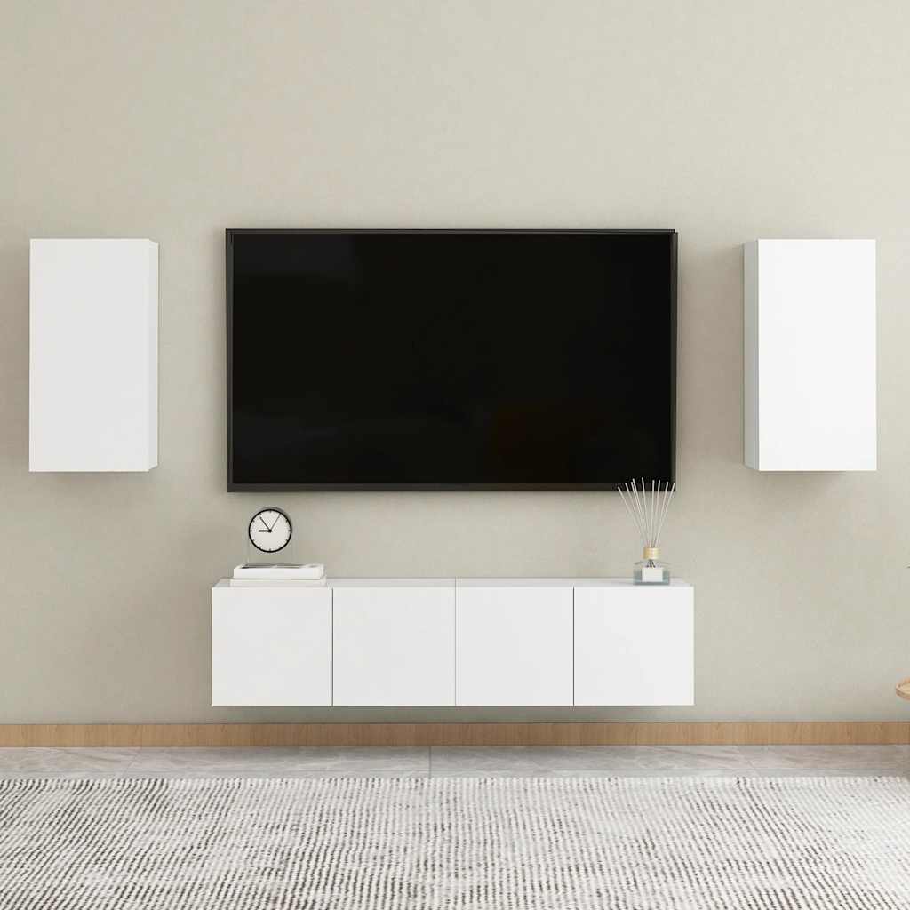 TV ormarić bijeli 30,5 x 30 x 60 cm konstruirano drvo