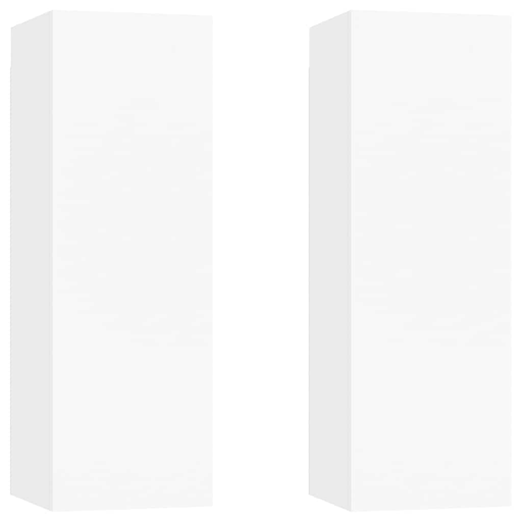 TV ormarići 2 kom bijeli 30,5 x 30 x 90 cm konstruirano drvo