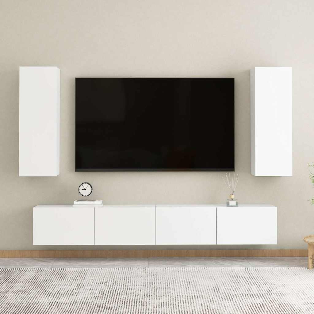 TV ormarići 2 kom bijeli 30,5 x 30 x 90 cm konstruirano drvo