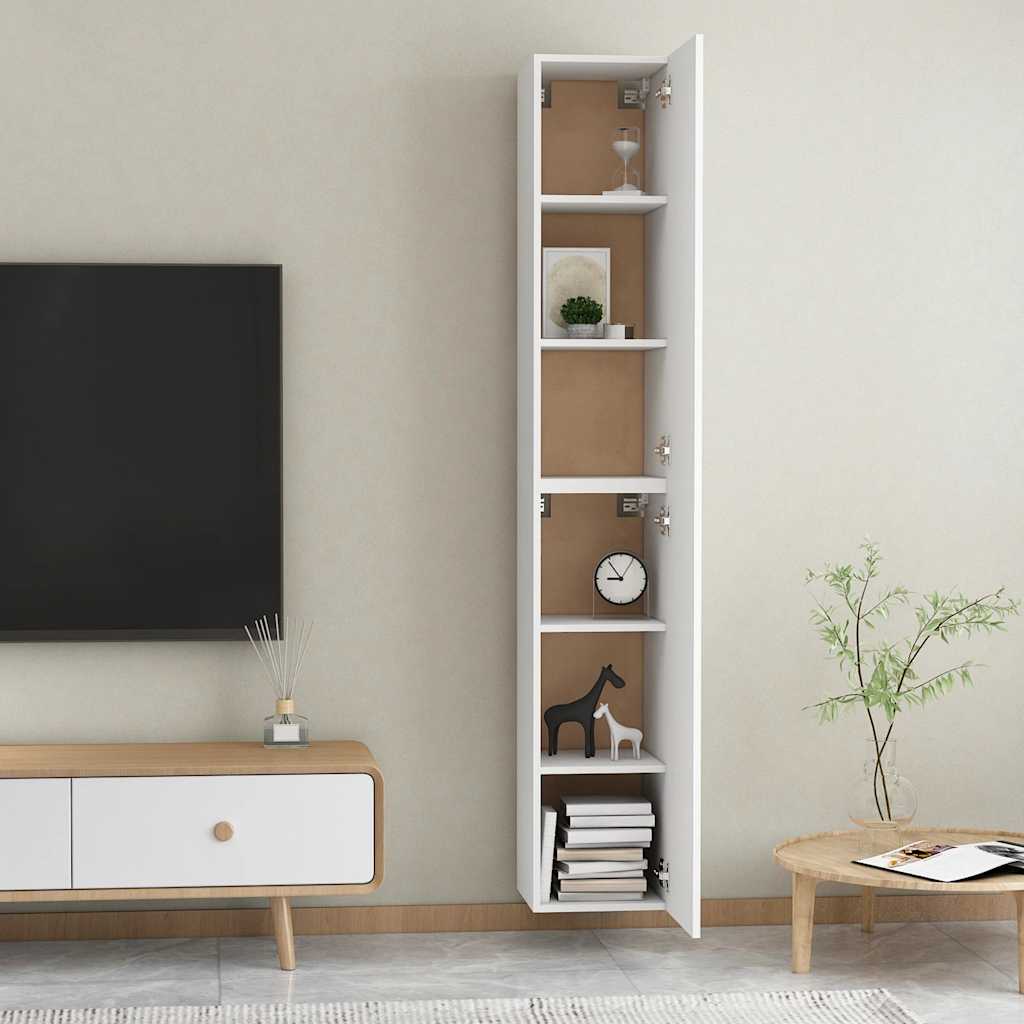 TV ormarići 2 kom bijeli 30,5 x 30 x 90 cm konstruirano drvo