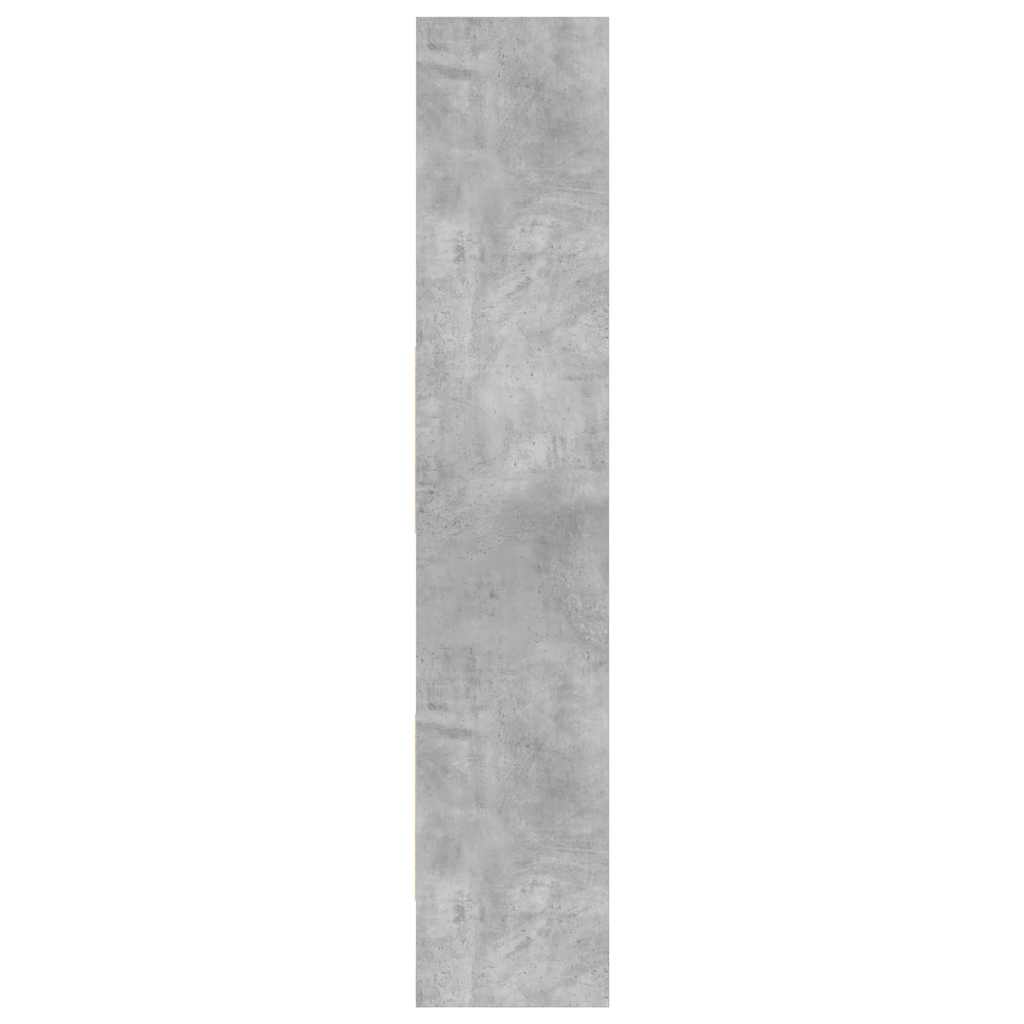 Ormarić za knjige boja betona 40x35x180 cm konstruirano drvo
