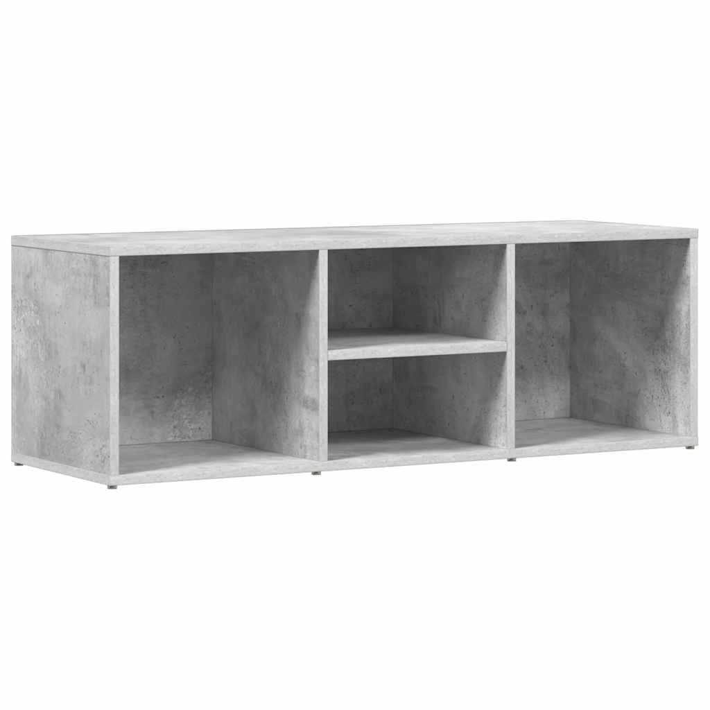 Klupa za spremanje obuće siva boja betona 105x35x35 cm drvena