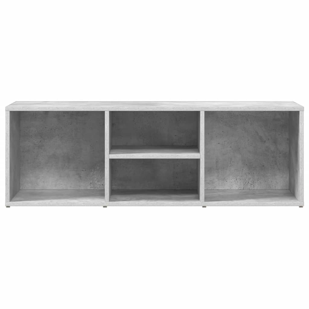 Klupa za spremanje obuće siva boja betona 105x35x35 cm drvena