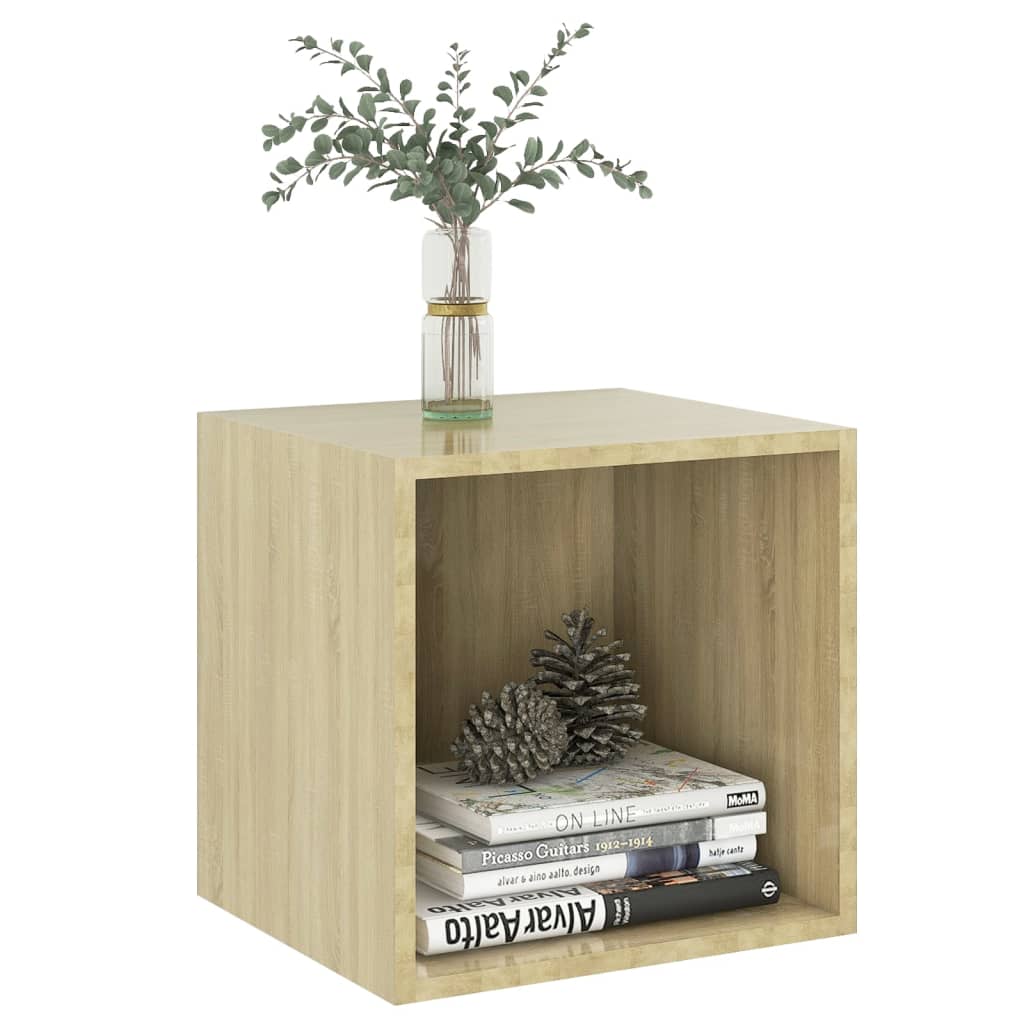 Zidni ormarići 4 kom boja hrasta 37x37x37 cm konstruirano drvo