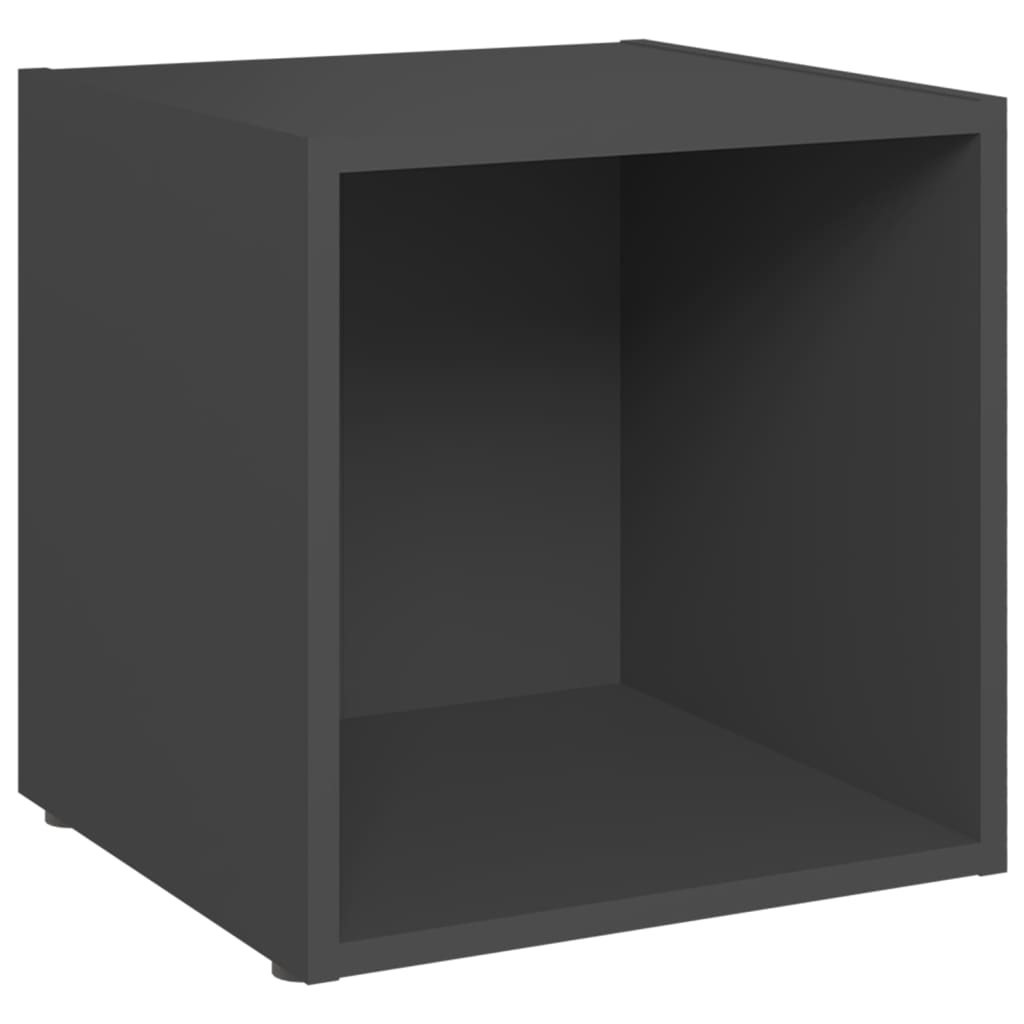 TV ormarići 2 kom sivi 37 x 35 x 37 cm konstruirano drvo