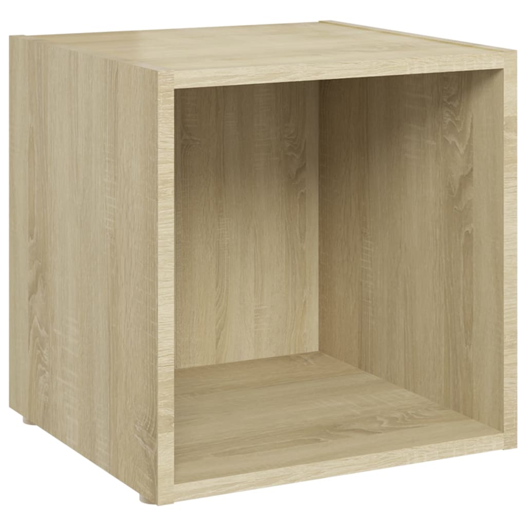 TV ormarići 2 kom boja hrasta 37 x 35 x 37 cm konstruirano drvo