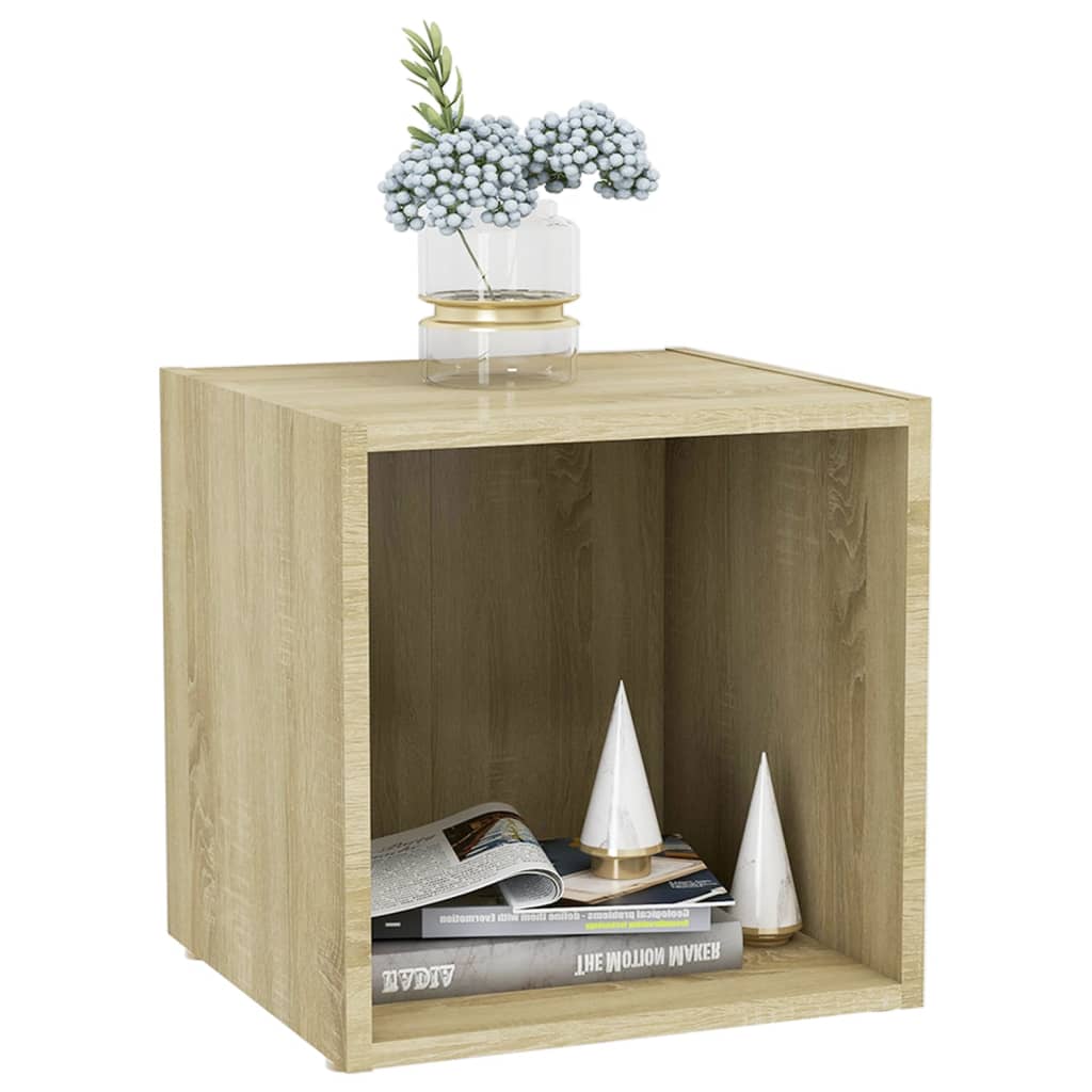TV ormarići 2 kom boja hrasta 37 x 35 x 37 cm konstruirano drvo
