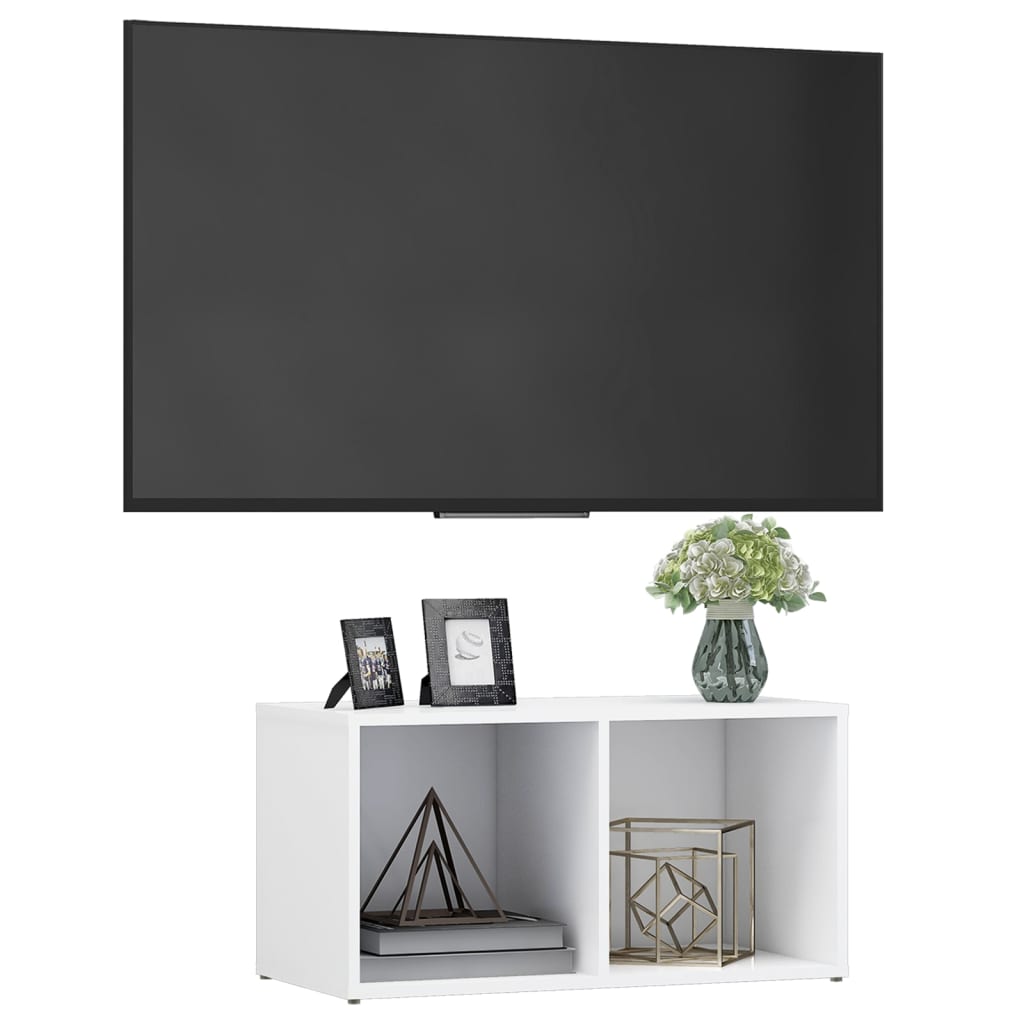 TV ormarić bijeli 72 x 35 x 36,5 cm od konstruiranog drva