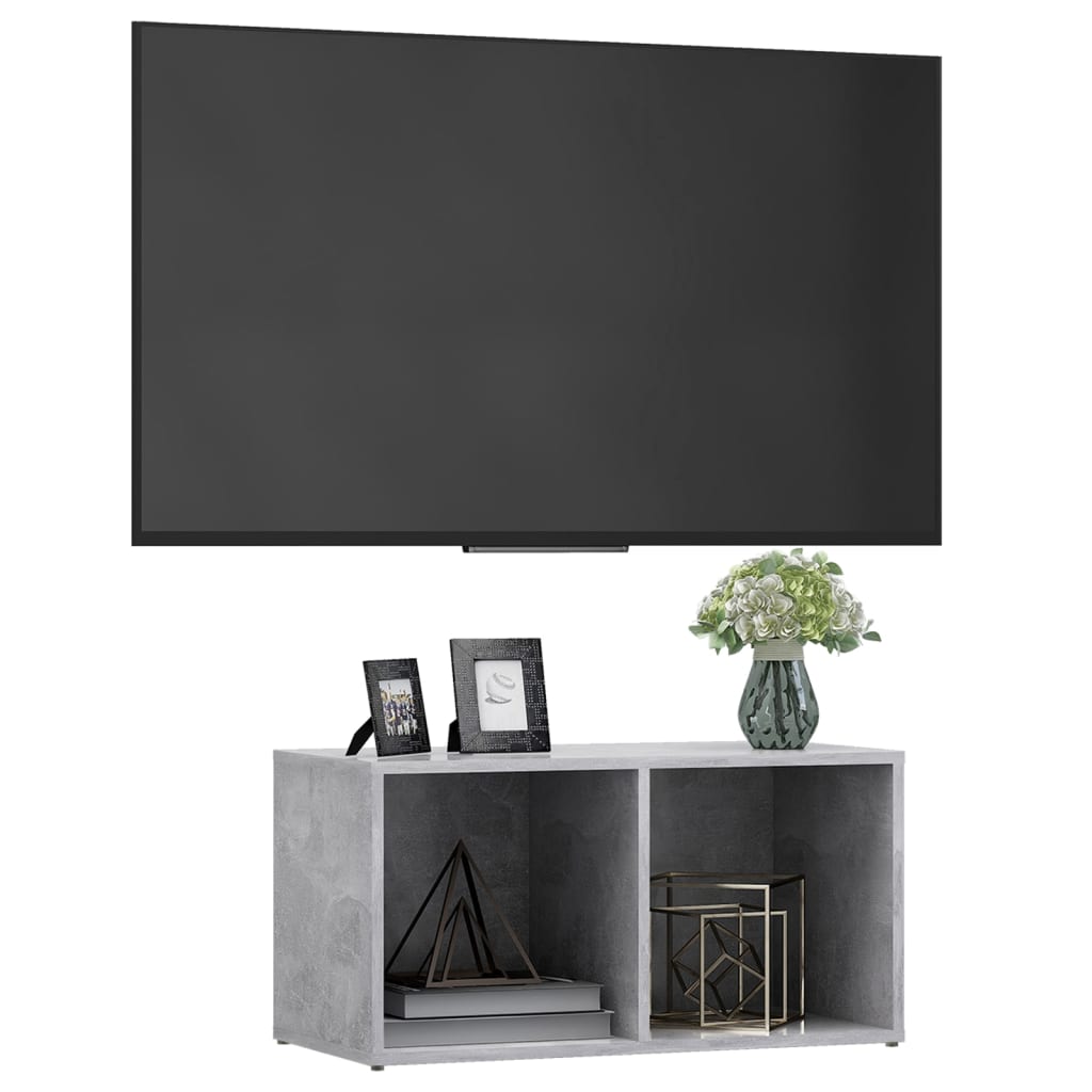 TV ormarić boja betona 72 x 35 x 36,5 cm od konstruiranog drva