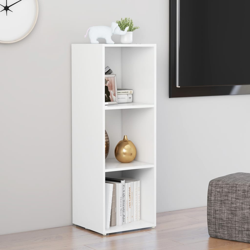 TV ormarić bijeli 107 x 35 x 37 cm od konstruiranog drva
