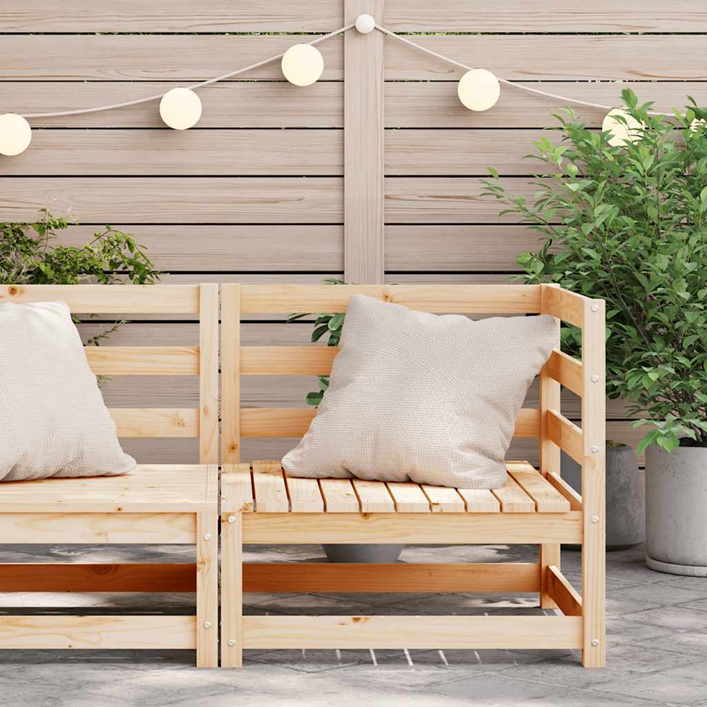 Kutna vrtna sofa od masivne borovine