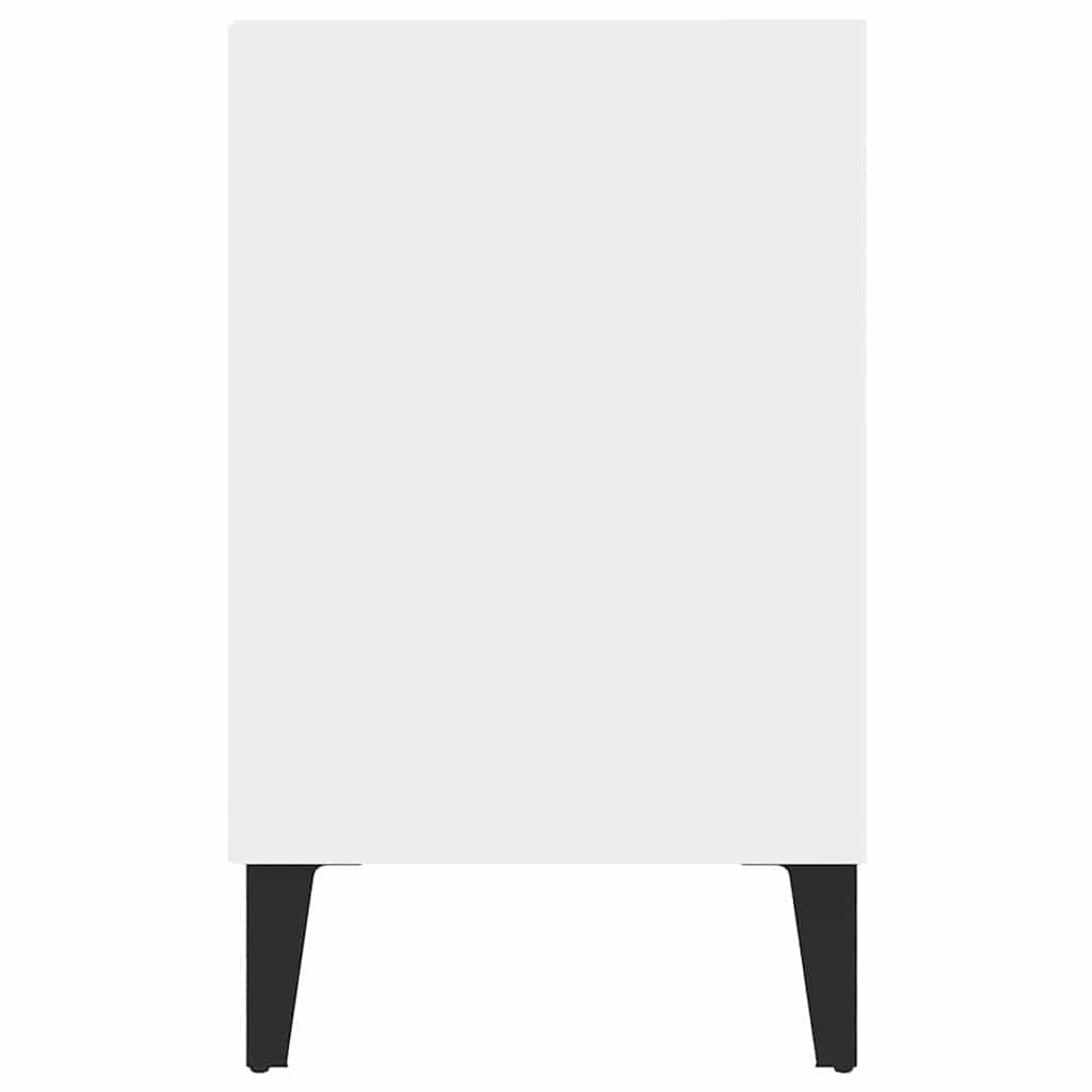 TV ormarić s metalnim nogama bijeli 103,5 x 30 x 50 cm