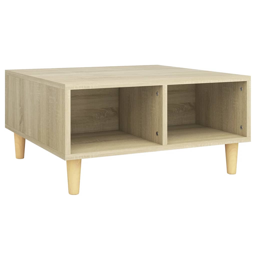 Stolić za kavu boja hrasta sonome 60x60x30 cm konstruirano drvo