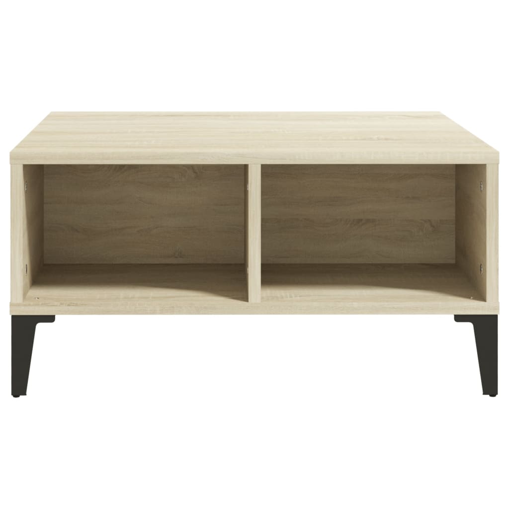 Stolić za kavu boja hrasta sonome 60x60x30 cm konstruirano drvo