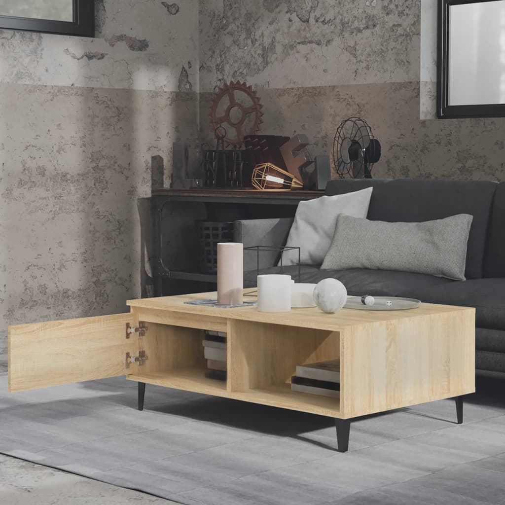 Stolić za kavu boja hrasta sonome 90x60x35 cm konstruirano drvo