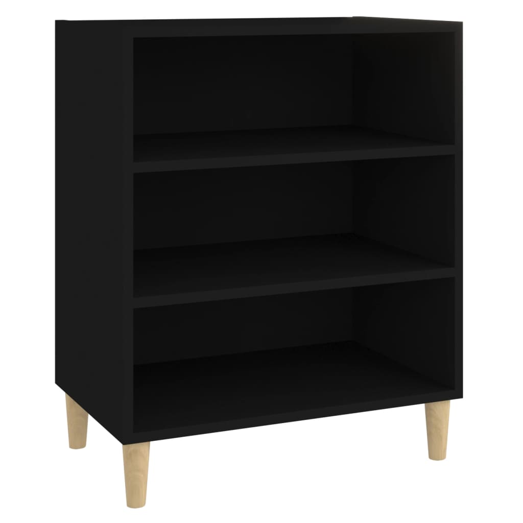Komoda crna 57 x 35 x 70 cm od konstruiranog drva
