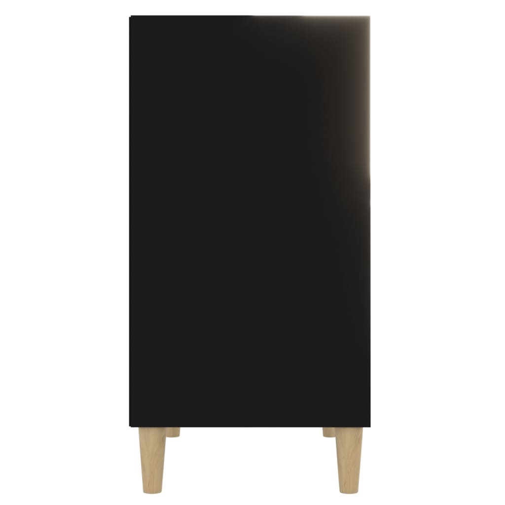 Komoda crna 57 x 35 x 70 cm od konstruiranog drva