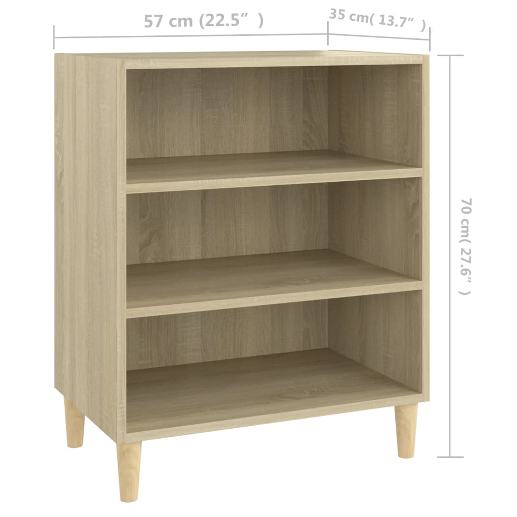 Komoda boja hrasta sonome 57 x 35 x 70 cm od konstruiranog drva