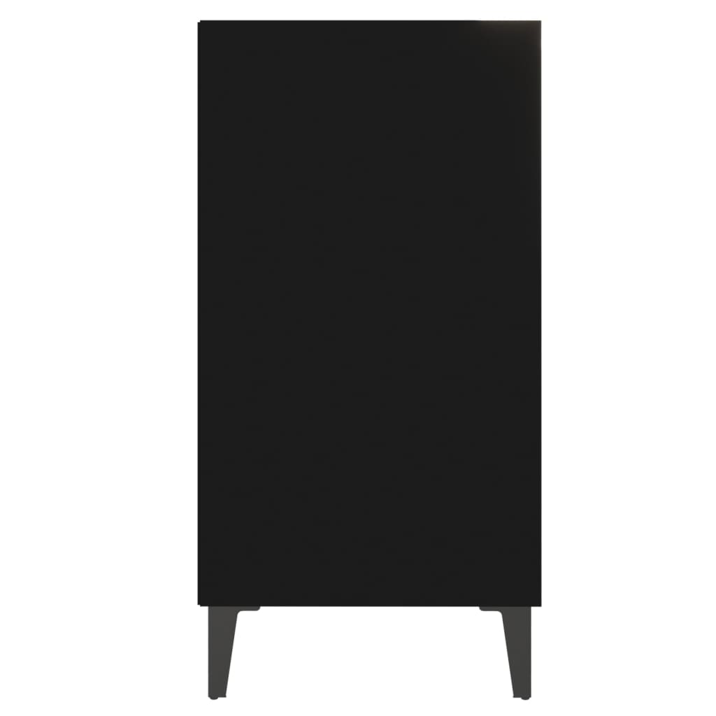 Komoda crna 57 x 35 x 70 cm od konstruiranog drva