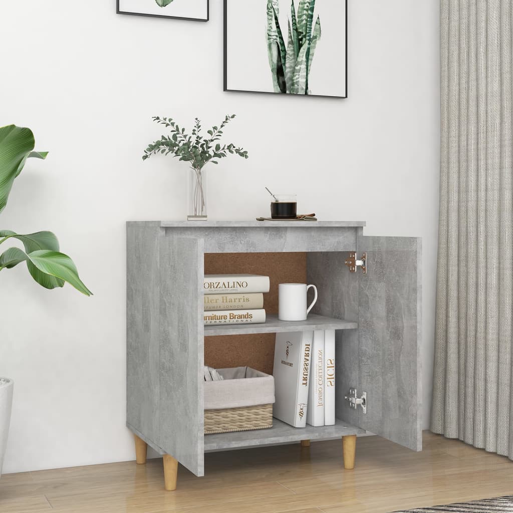 Komoda boja betona 60 x 35 x 70 cm od konstruiranog drva