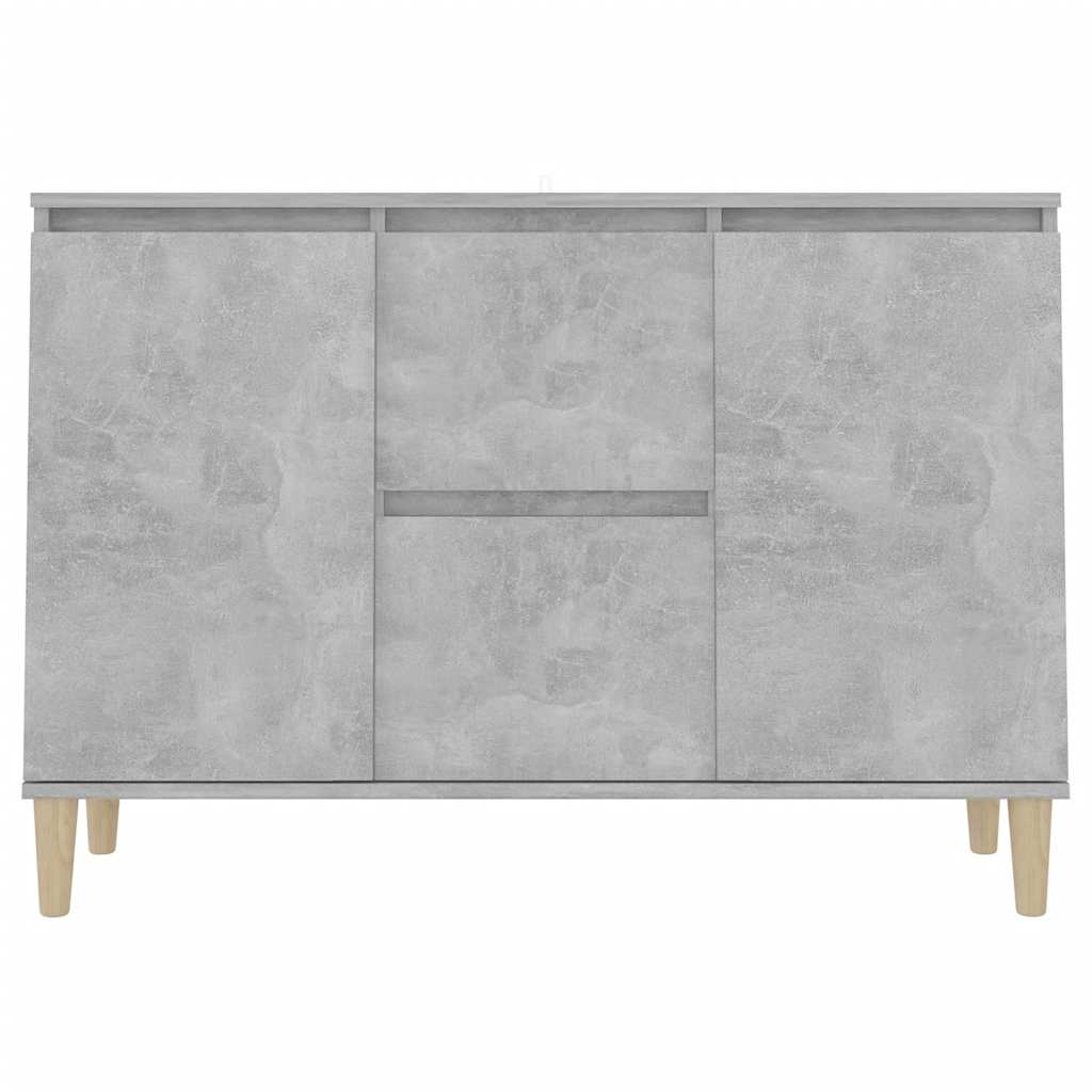 Komoda siva boja betona 101x35x70 cm od konstruiranog drva