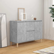 Komoda siva boja betona 101x35x70 cm od konstruiranog drva