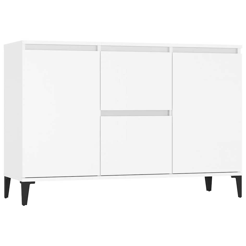 Komoda bijela 102 x 35 x 70 cm od konstruiranog drva