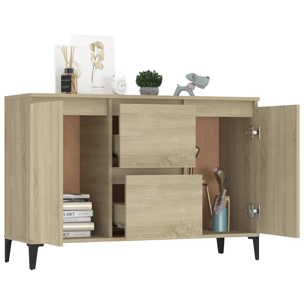Komoda boja hrasta sonome 102x35x70 cm od konstruiranog drva