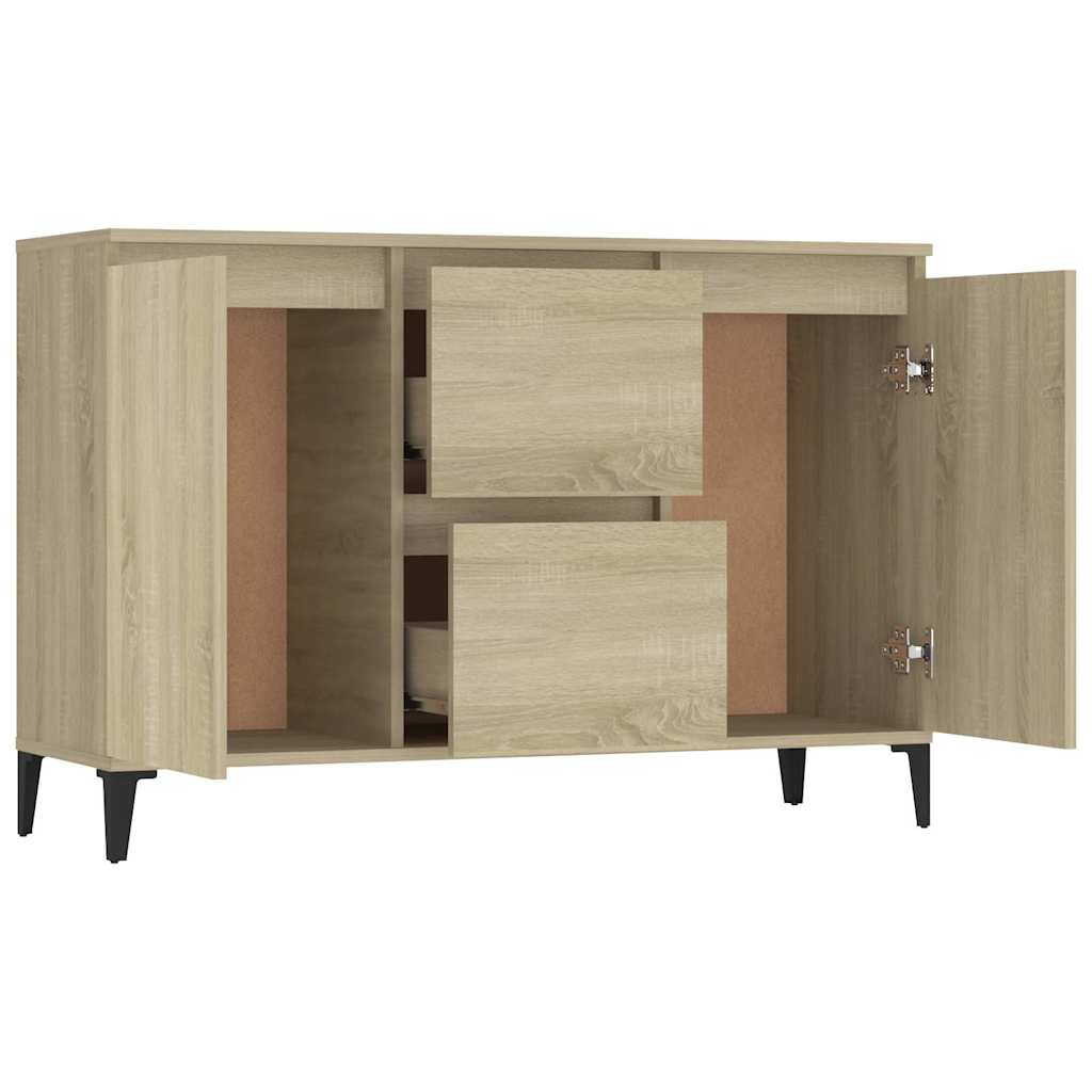 Komoda boja hrasta sonome 102x35x70 cm od konstruiranog drva