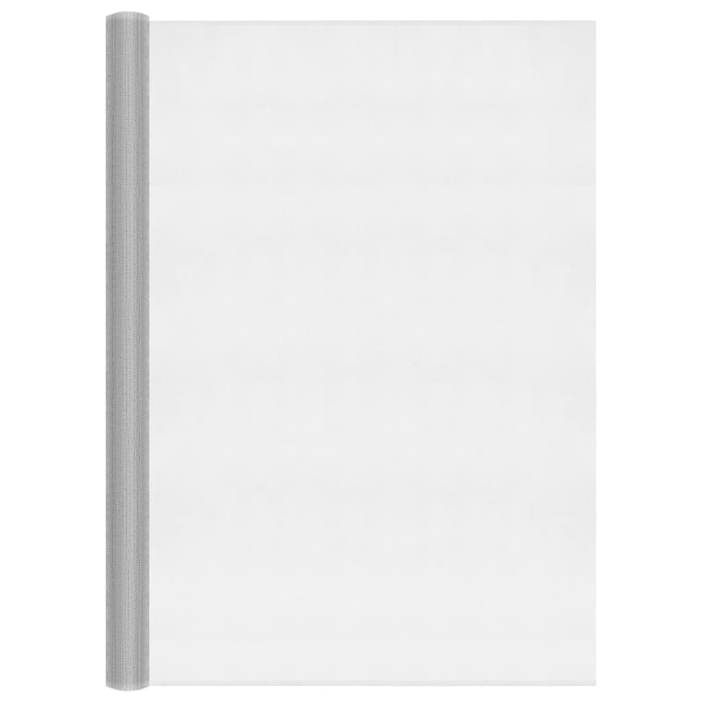Mrežasti zaslon od aluminija 112 x 500 cm srebrni