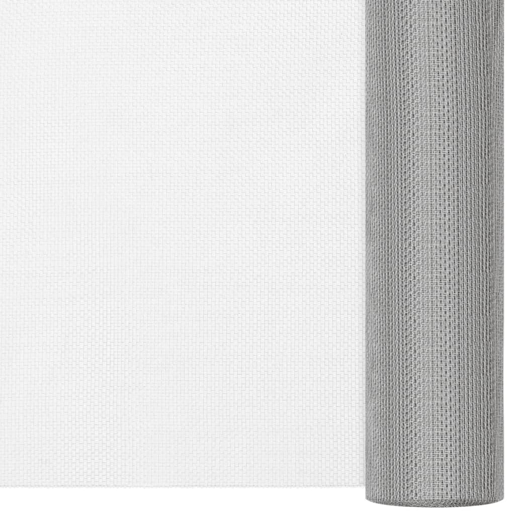 Mrežasti zaslon od nehrđajućeg čelika 60 x 2000 cm srebrni