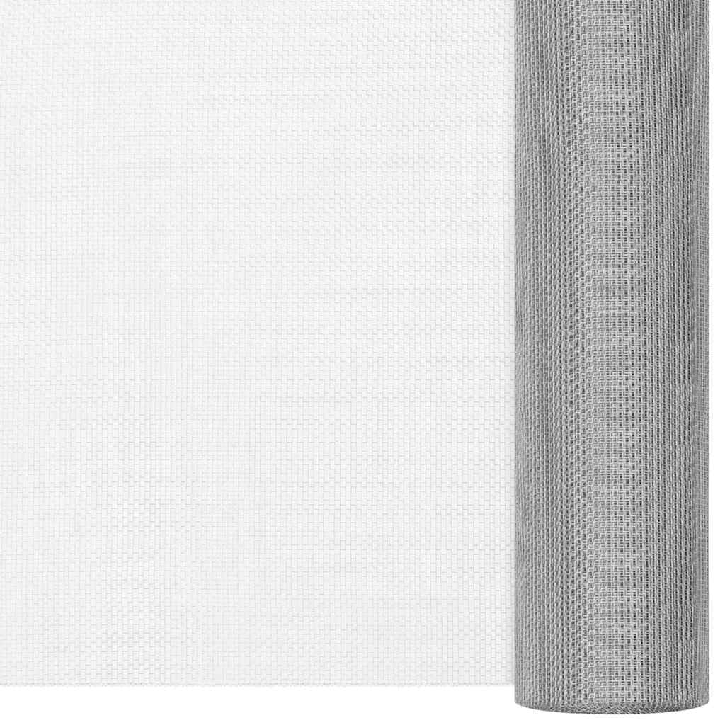 Mrežasti zaslon od nehrđajućeg čelika 112 x 2000 cm srebrni