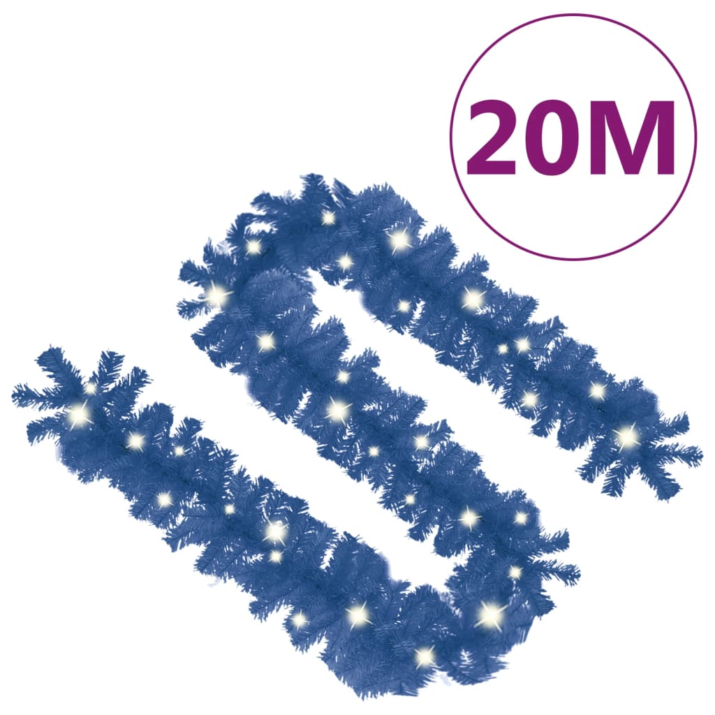 Božićna girlanda s LED svjetlima 20 m plava
