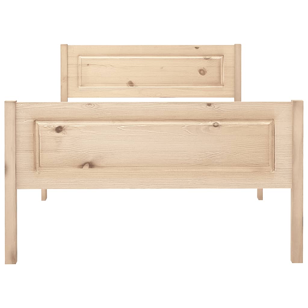 Okvir za krevet od masivne borovine 90 x 200 cm