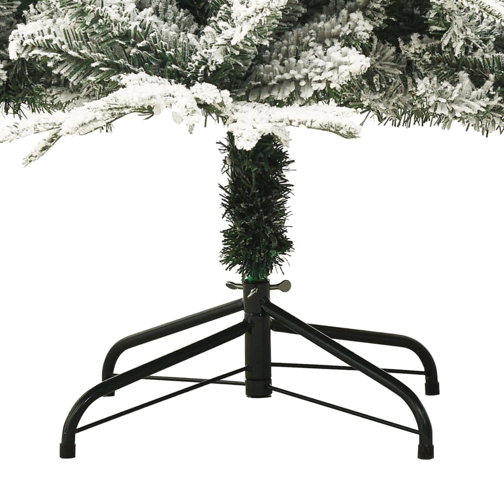Umjetno božićno drvce sa snijegom zeleno 150 cm PVC i PE