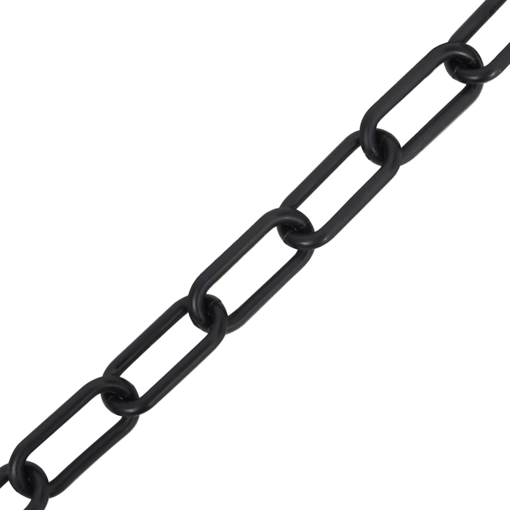 Lanac za upozorenje crni 100 m Ø 6 mm plastični