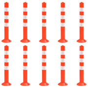Stupovi za kontrolu prometa 10 kom 75 cm PE