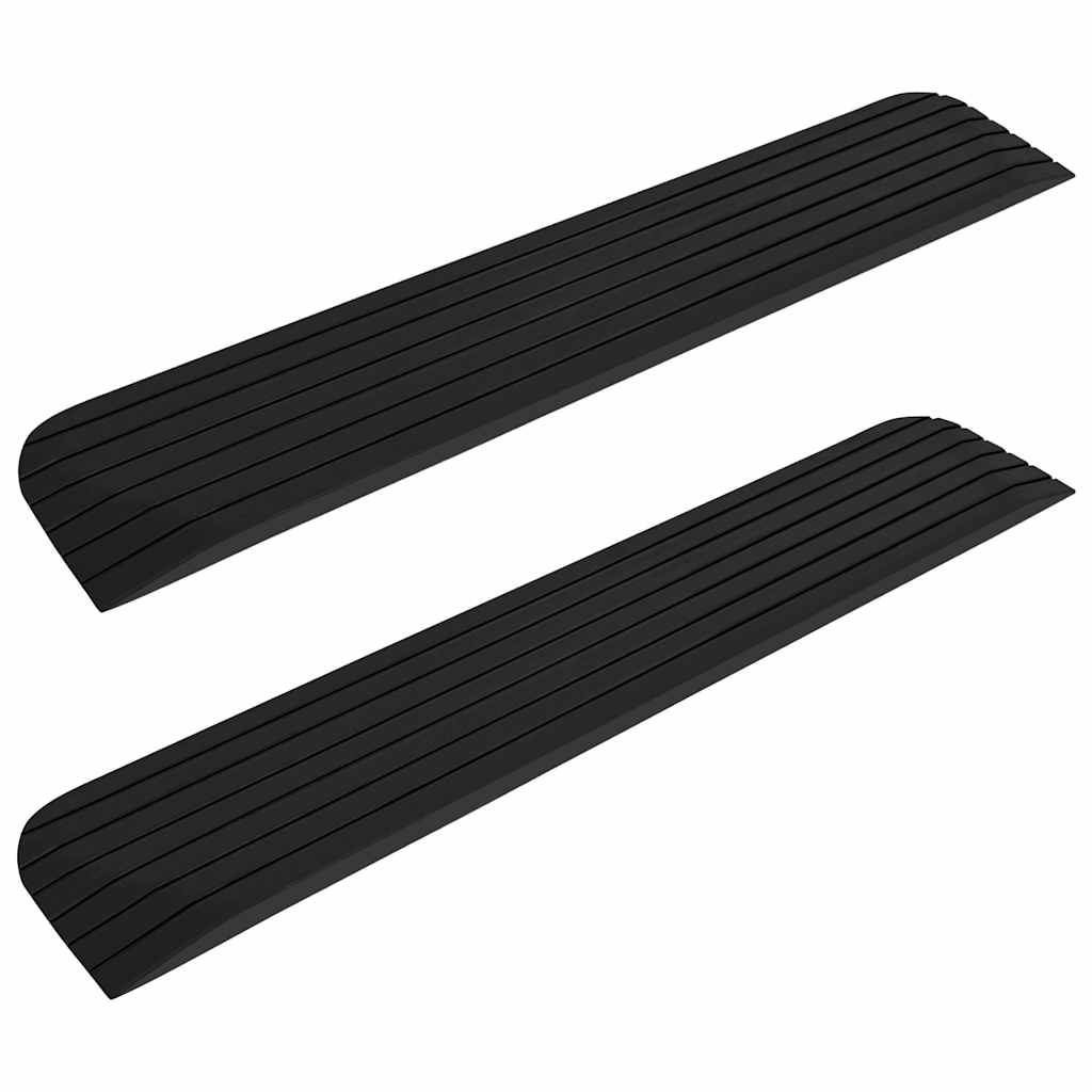 Prilazne rampe 2 kom 110 x 21 x 2,5 cm gumene