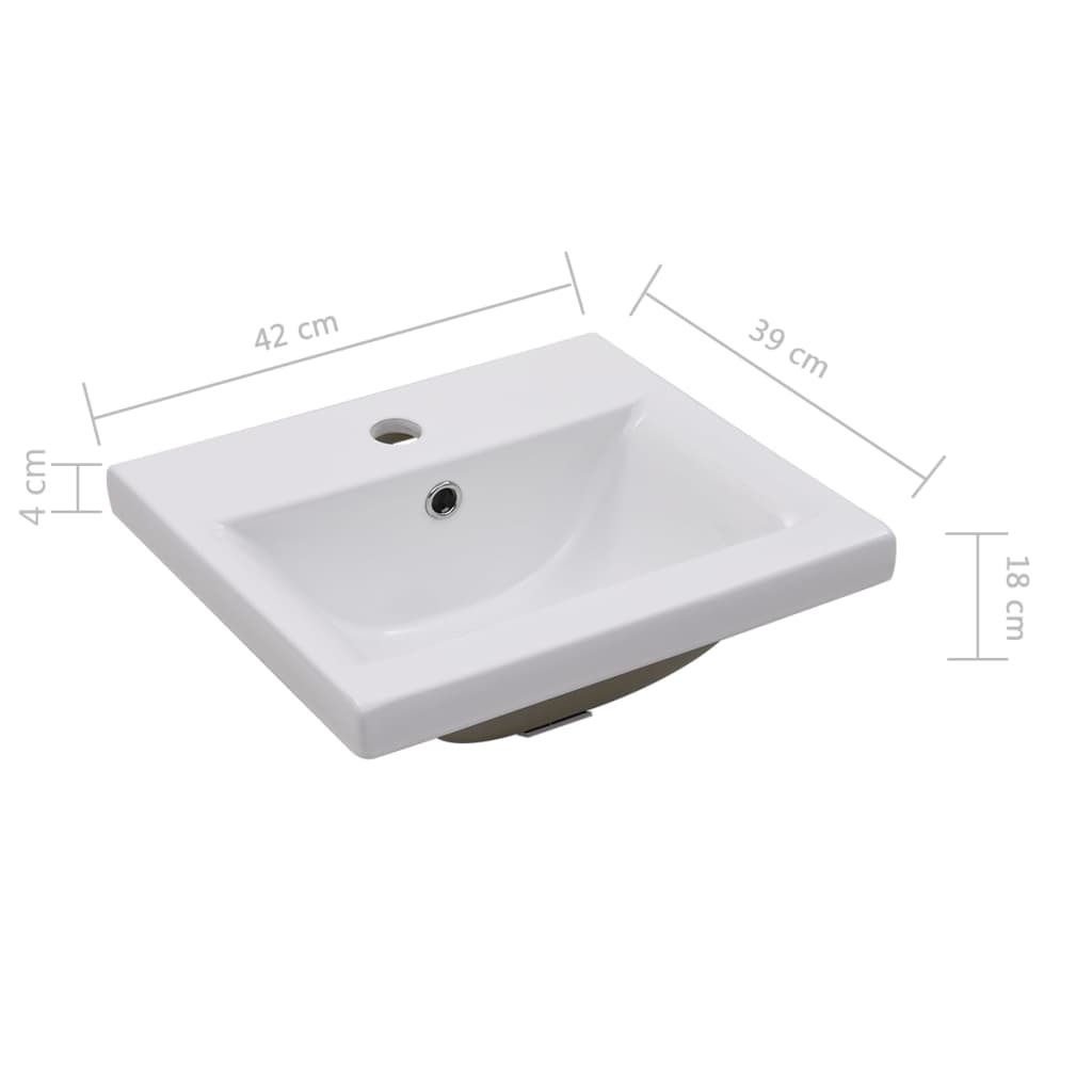 Set kupaonskog namještaja od iverice bijeli