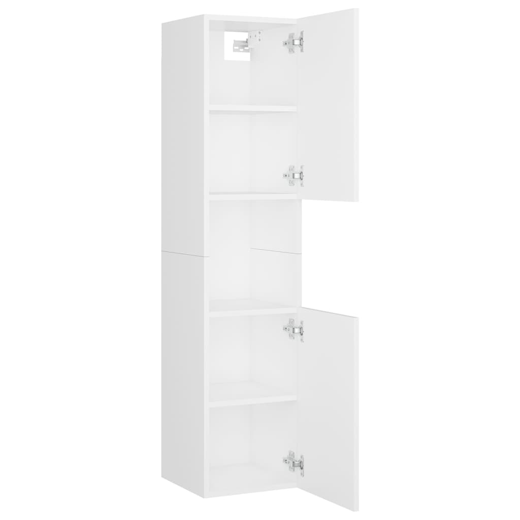 Set kupaonskog namještaja od iverice bijeli