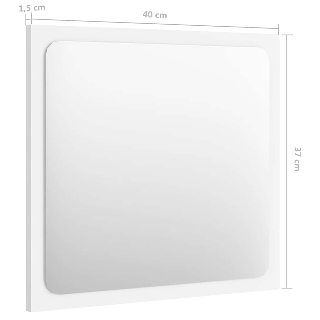 Set kupaonskog namještaja od iverice bijeli