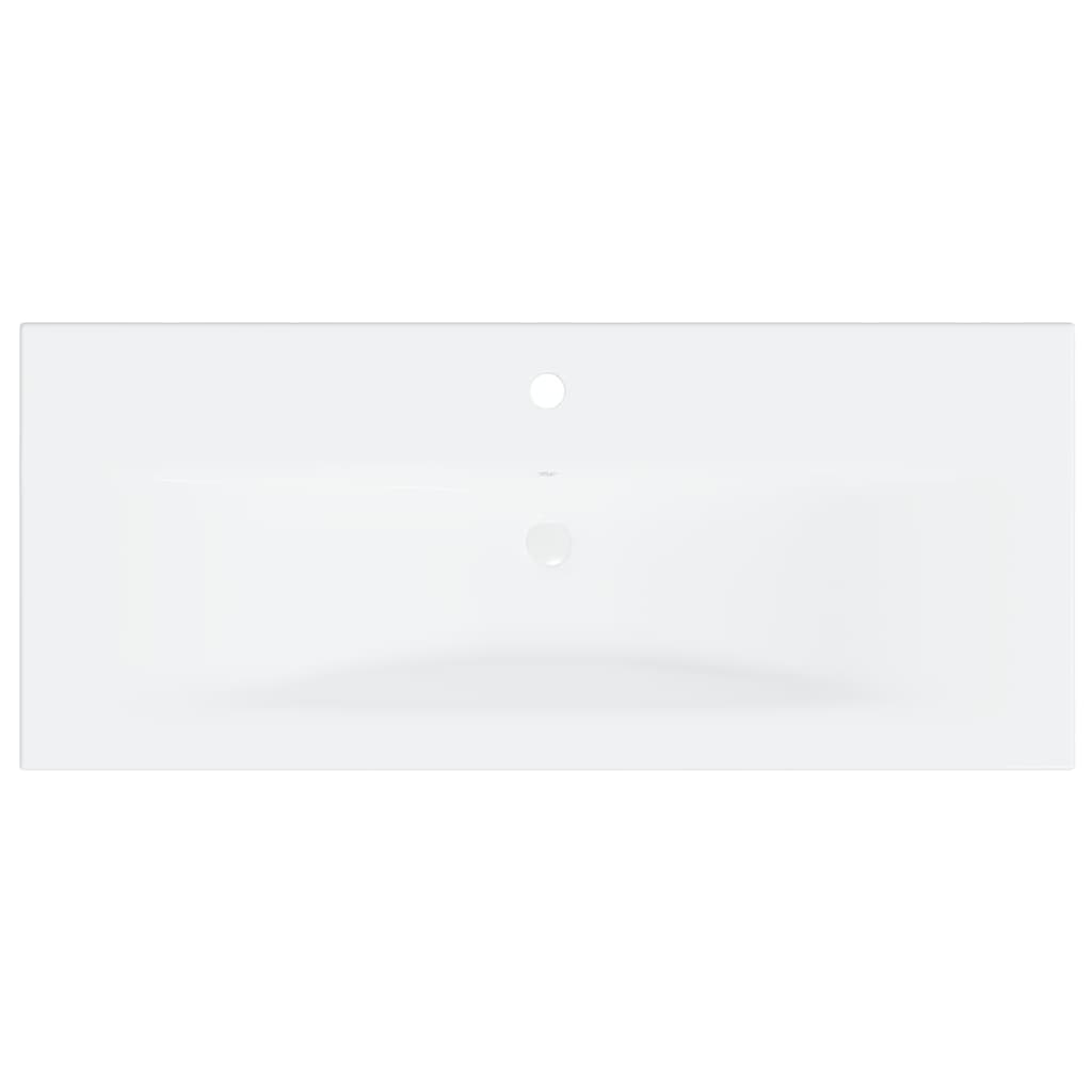 Ormarić s ugrađenim umivaonikom crni konstruirano drvo