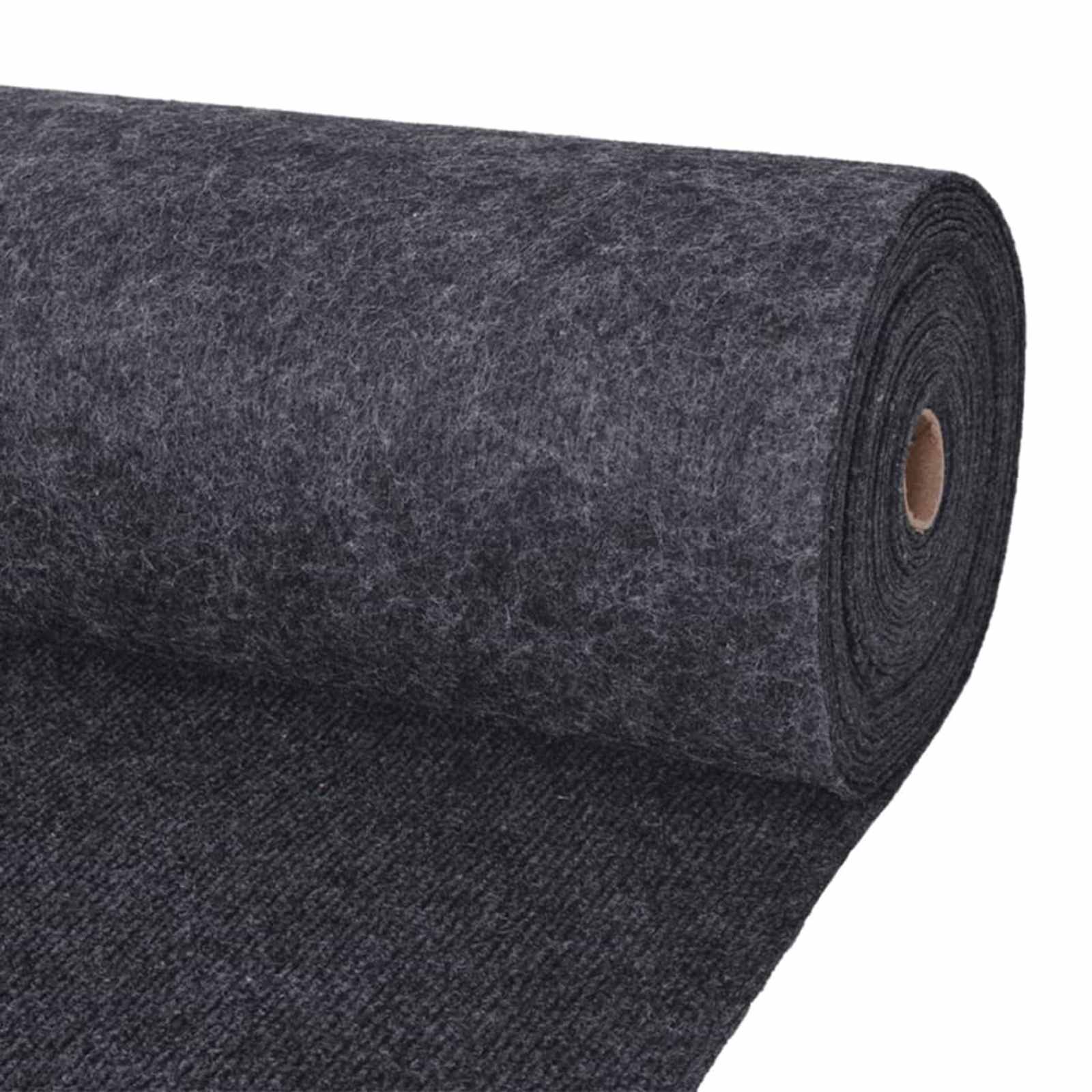 Tepih Antracit 1,2 x 20 m Poliester