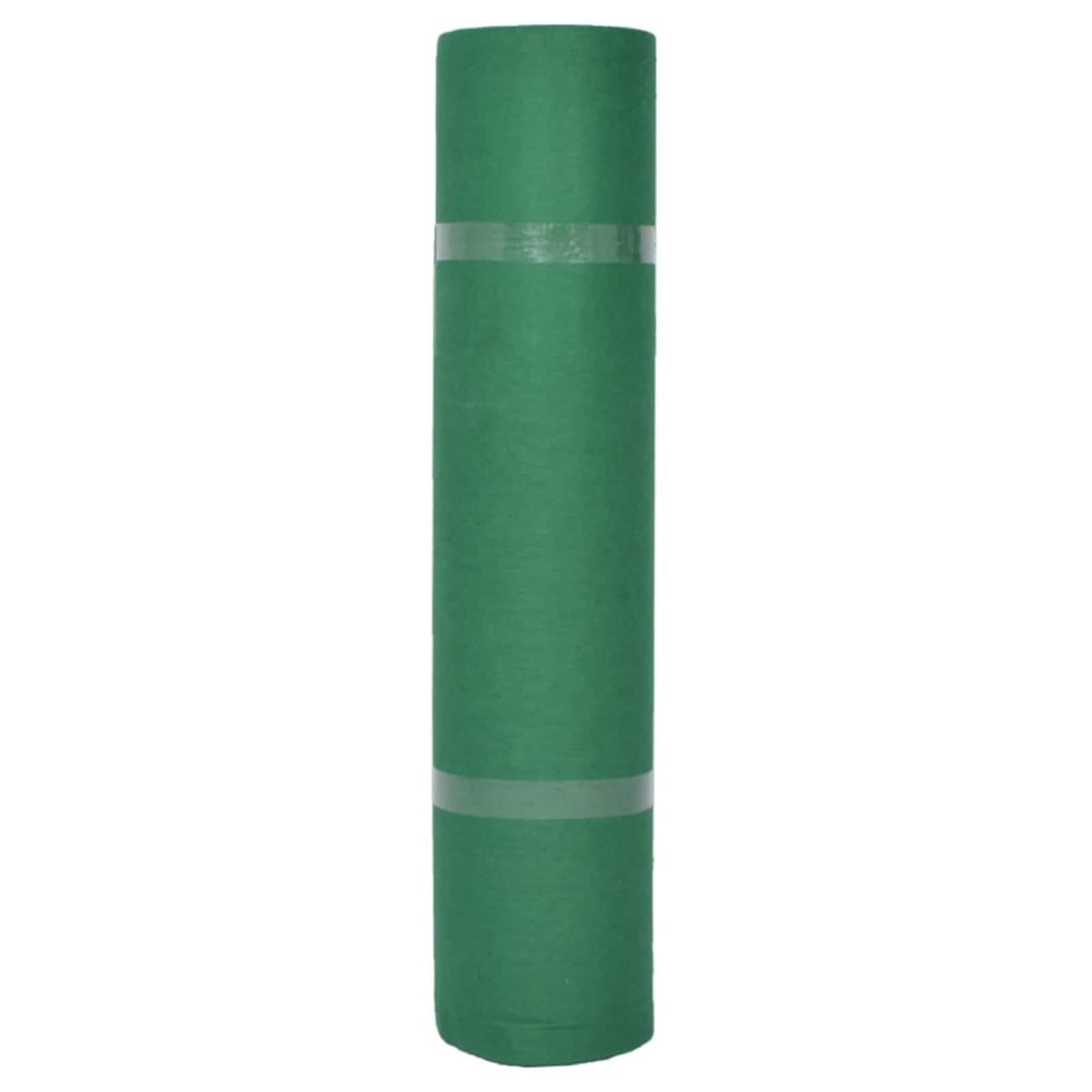 Tepih Jednobojno Zelena 1,2 x 12 m Poliester