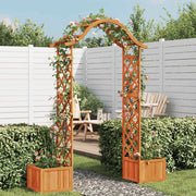 Vrtna pergola sa sadilicom od masivne jelovine