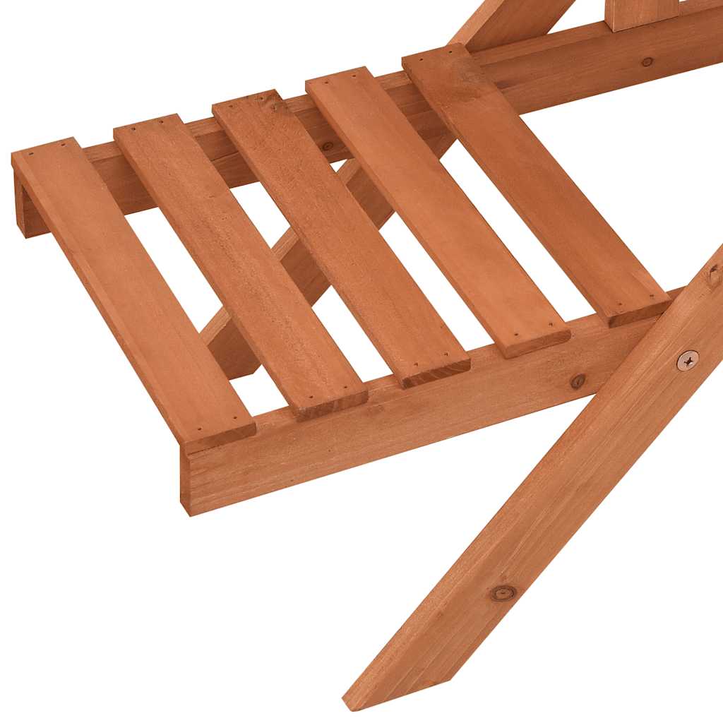 Stalak za biljke 83 x 25 x 132 cm od masivne jelovine