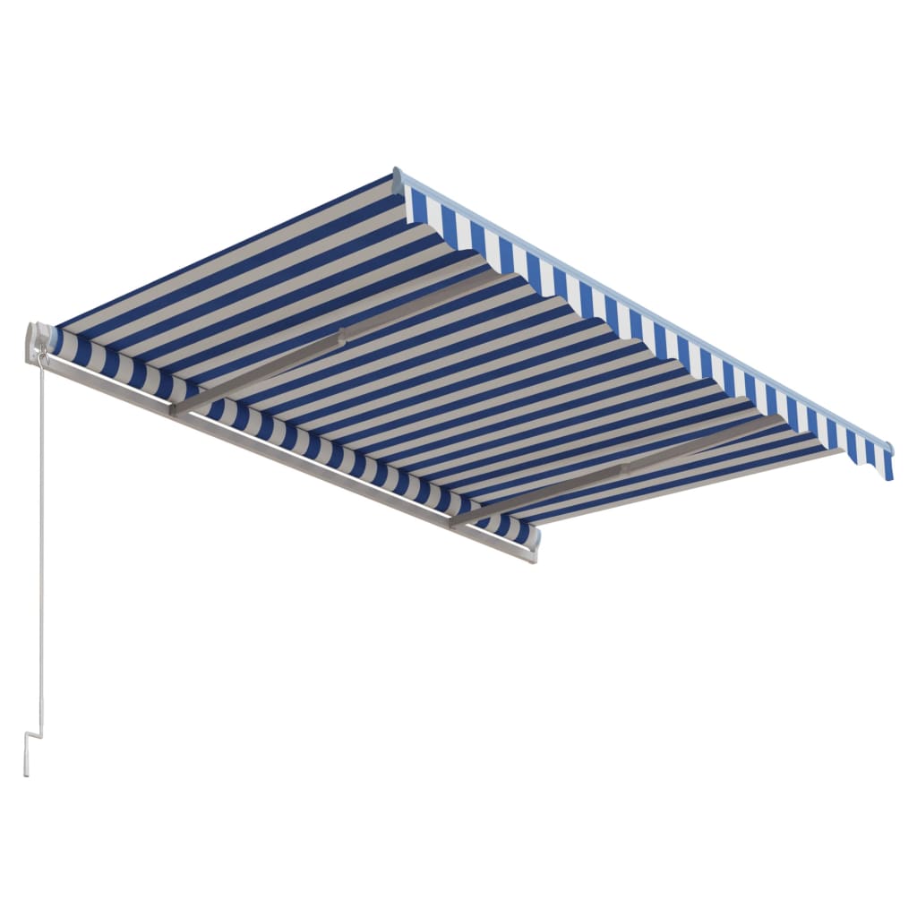 Tenda na automatsko uvlačenje 300 x 250 cm plavo-bijela