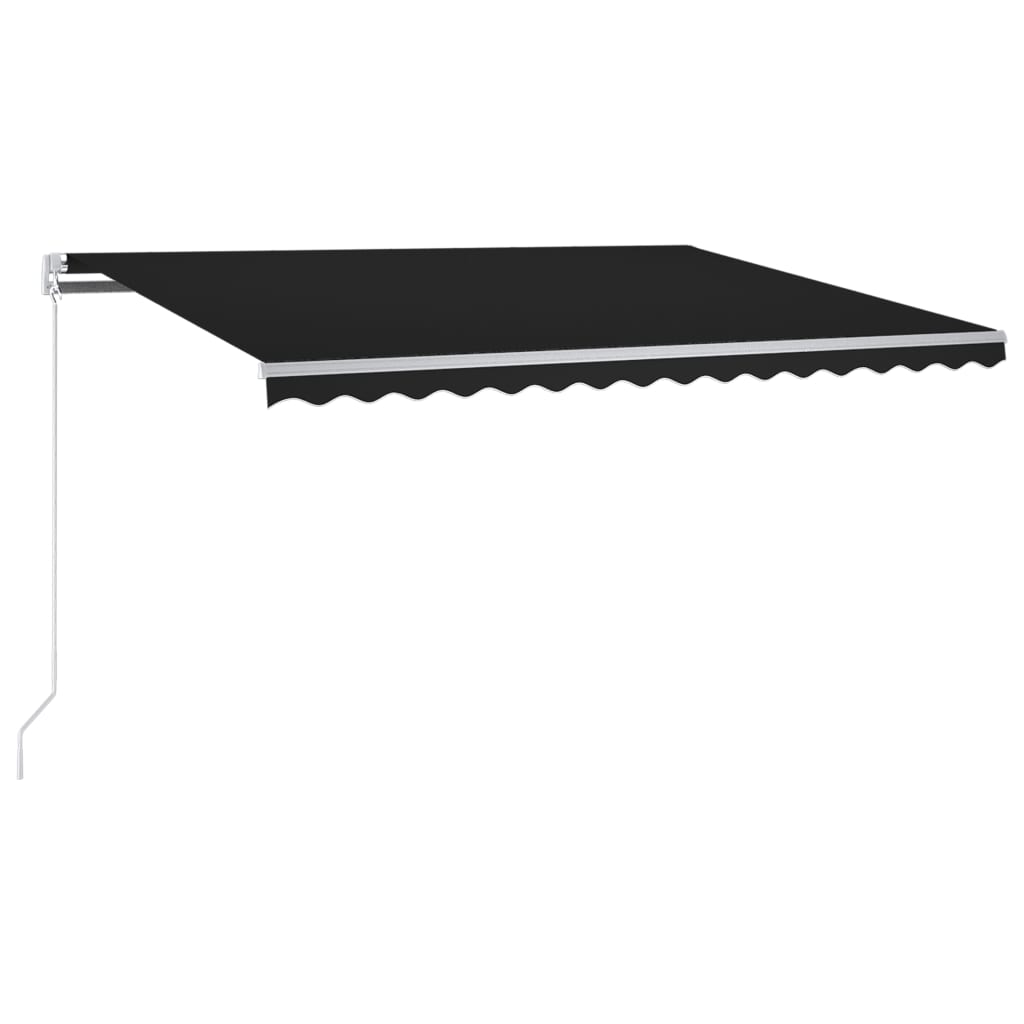 Automatska tenda sa senzorom za vjetar LED 300x250 cm antracit