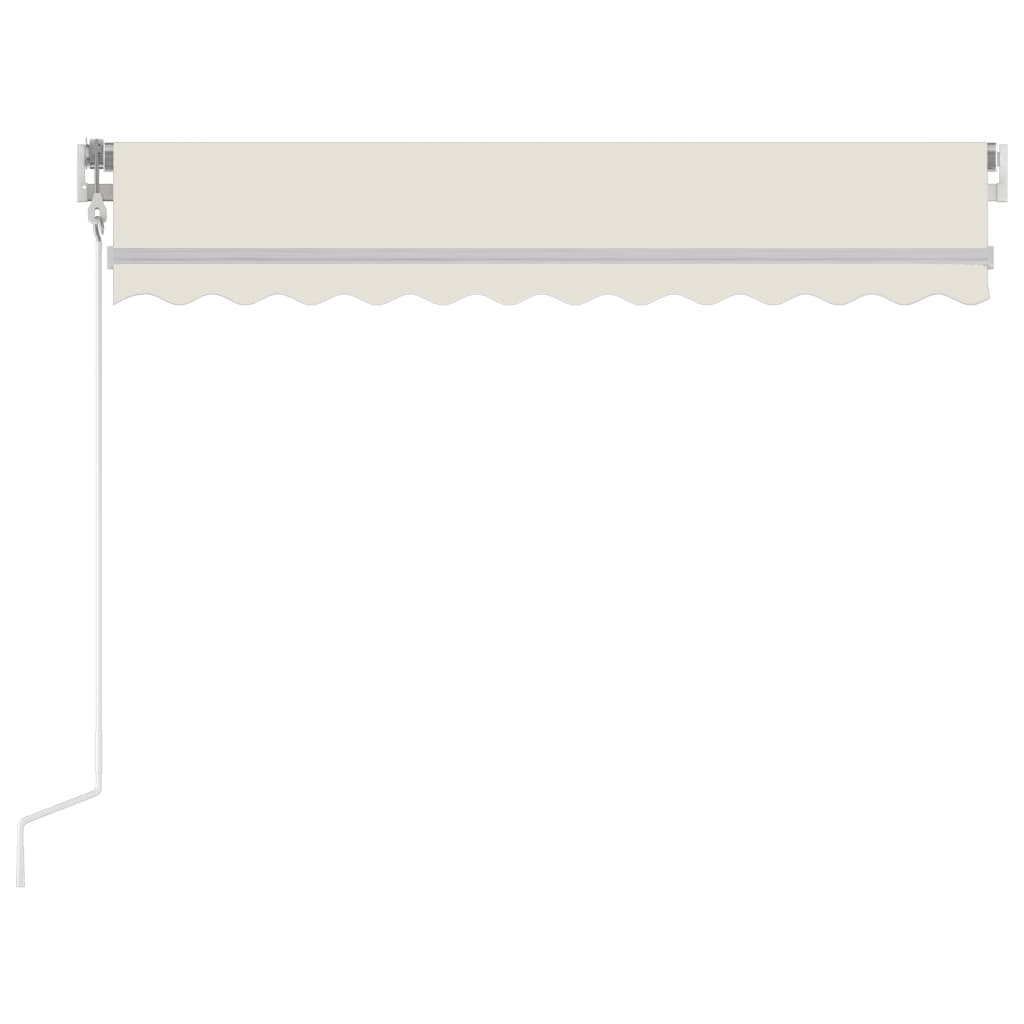 Automatska tenda sa senzorom za vjetar LED 350x250 cm krem