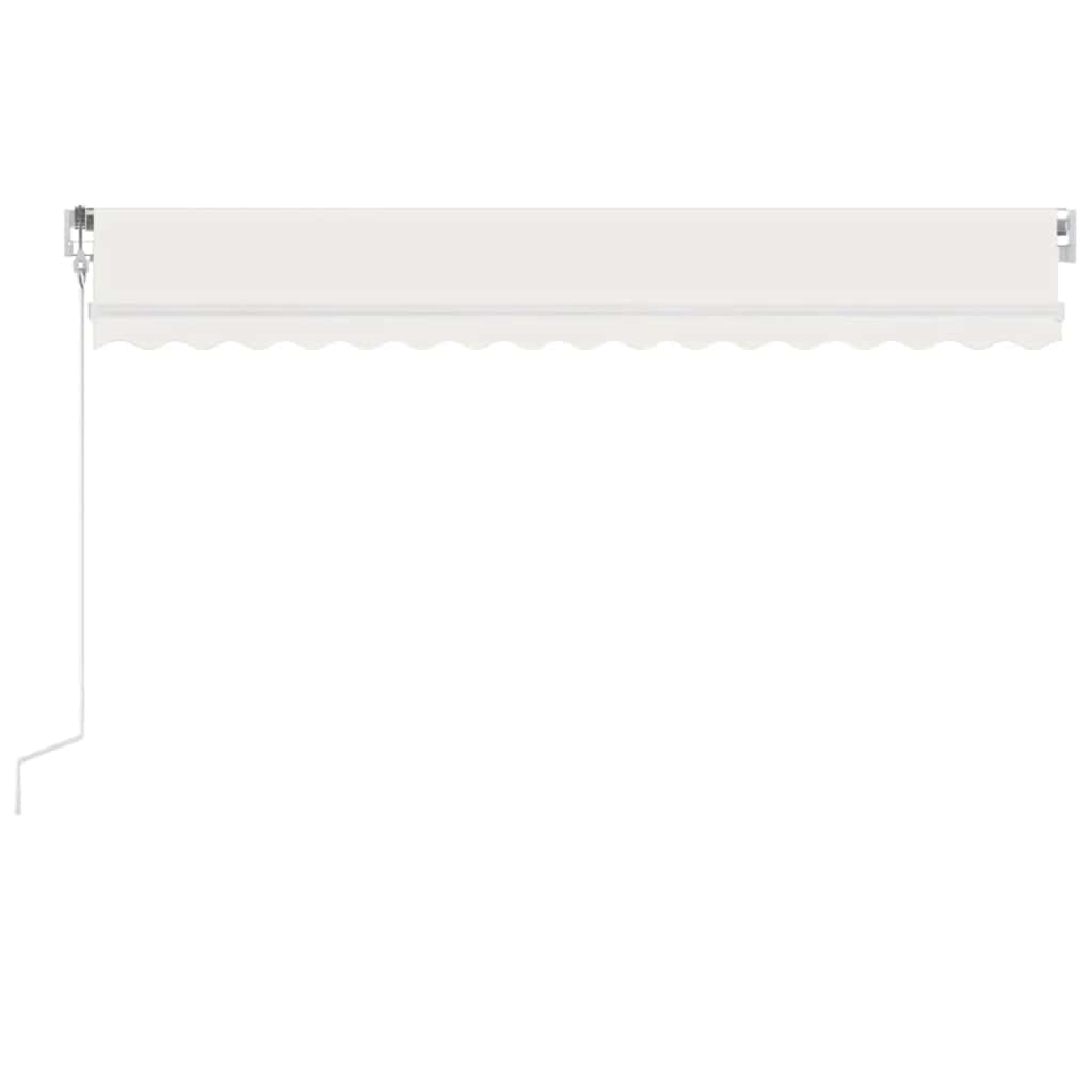 Automatska tenda sa senzorom za vjetar LED 400x300 cm krem
